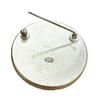 CHANEL Bag accessories feminist Brooch Pin batch metal white Women Storage box Used