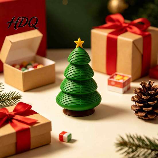 Instagram Style Ornament 3D Printed Spring Coil Christmas Tree Funny Novelty Office Food Association Aesthetic Desktop Decoration Holiday Fidget Toy