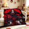 Itachi'S Moon Night Cartoon Flannel Blanket Warm Comfortable Fleece Blanket For Living Room Bedroom Recliner Lightweight Home Decor Gift For Friends