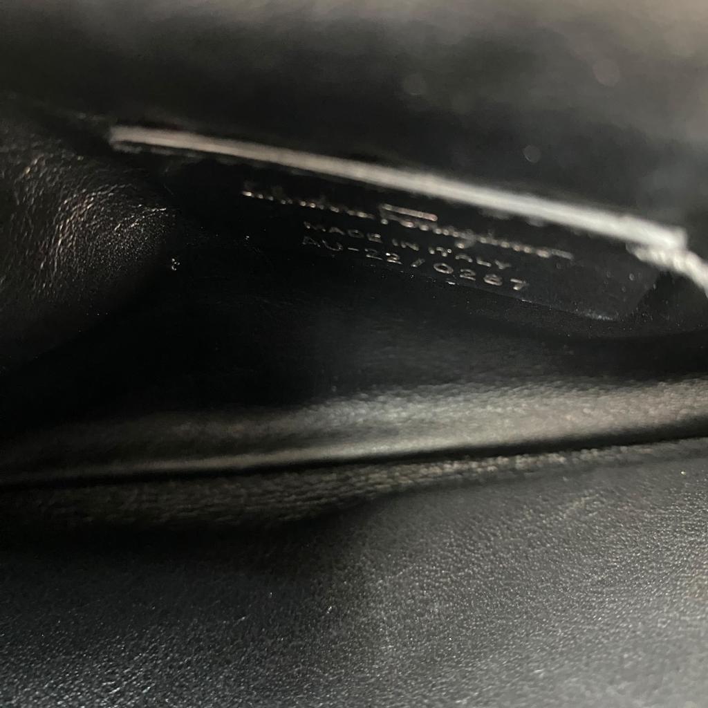 Used Salvatore FerragamoShoulder Bag Black Leather Women