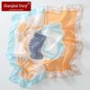Shanghai Story 100% Mulberry Silk Small Square Scarf