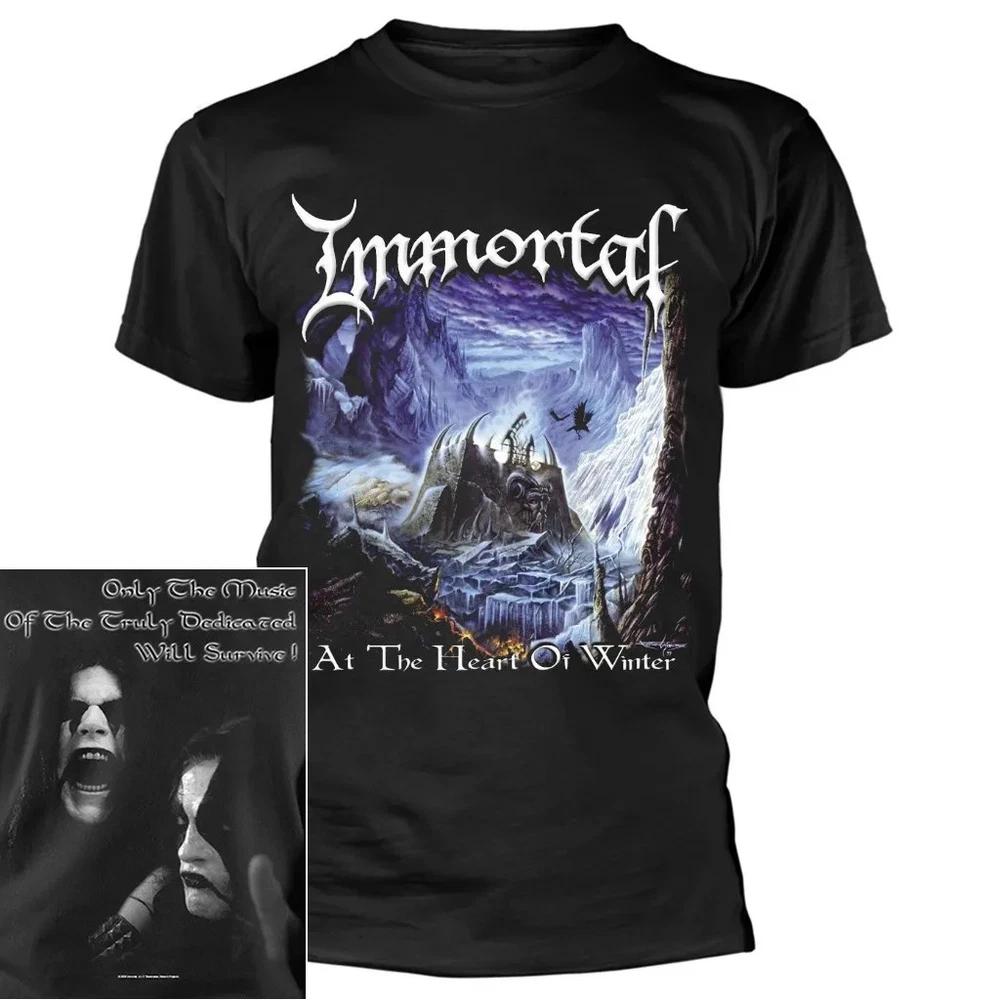 Immortal At The Heart Of Winter Shirt Black Metal T-Shirt XL