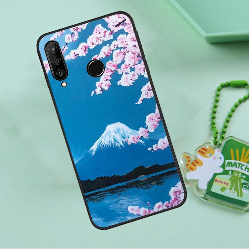 Cherry Blossom Floral For Huawei Nova 12s 12i 11i 7i 8i 9 10 SE Y91 Y90 Y60 Y70 Y72 Y61 P60 Pro P30 P40 Lite Case
