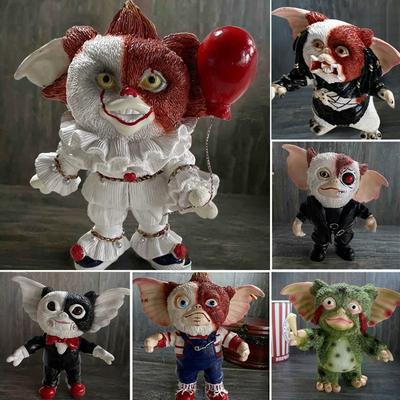 Halloween Horror Mogwai Gizmo Monster Statue,  Mogwai Gizmo Scuplture Figures Desktop Decorations Haunted House Atmosphere Props