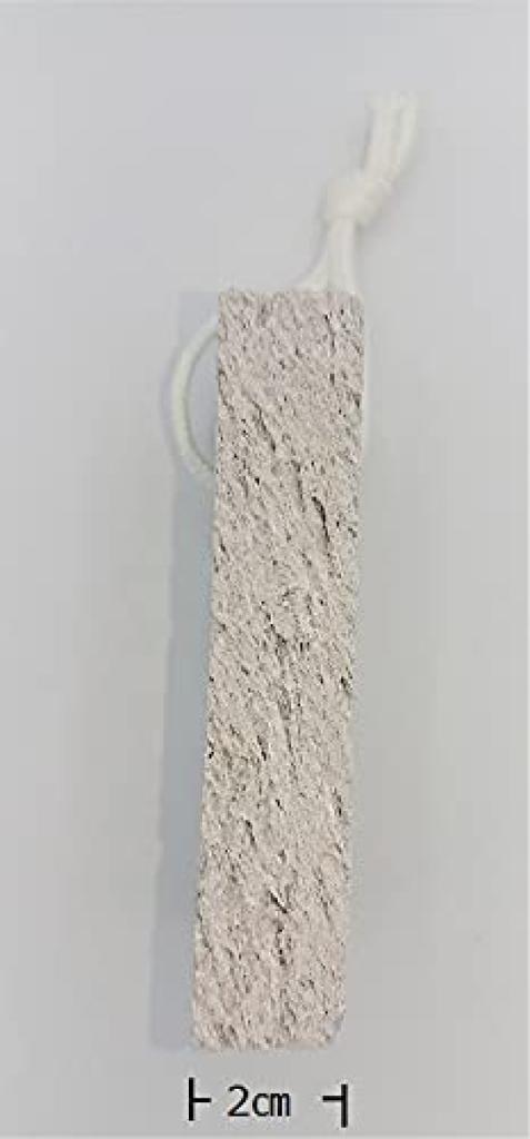 Domestic Natural Pumice with Coarse from Ibusuki Coast Stone, Square, String, Exfoliating, Grain,
