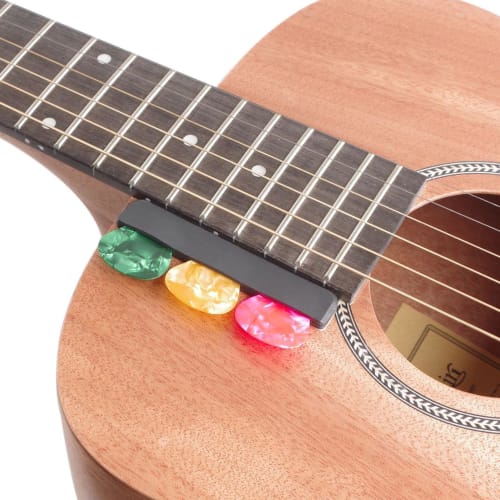 Fogukier Guitar Pick Holder Plectrum Case | Pick Storage Container, Easy to Apply, for Acoustic Electric Guitar, Bass, and Ukulele, Single Attribute,