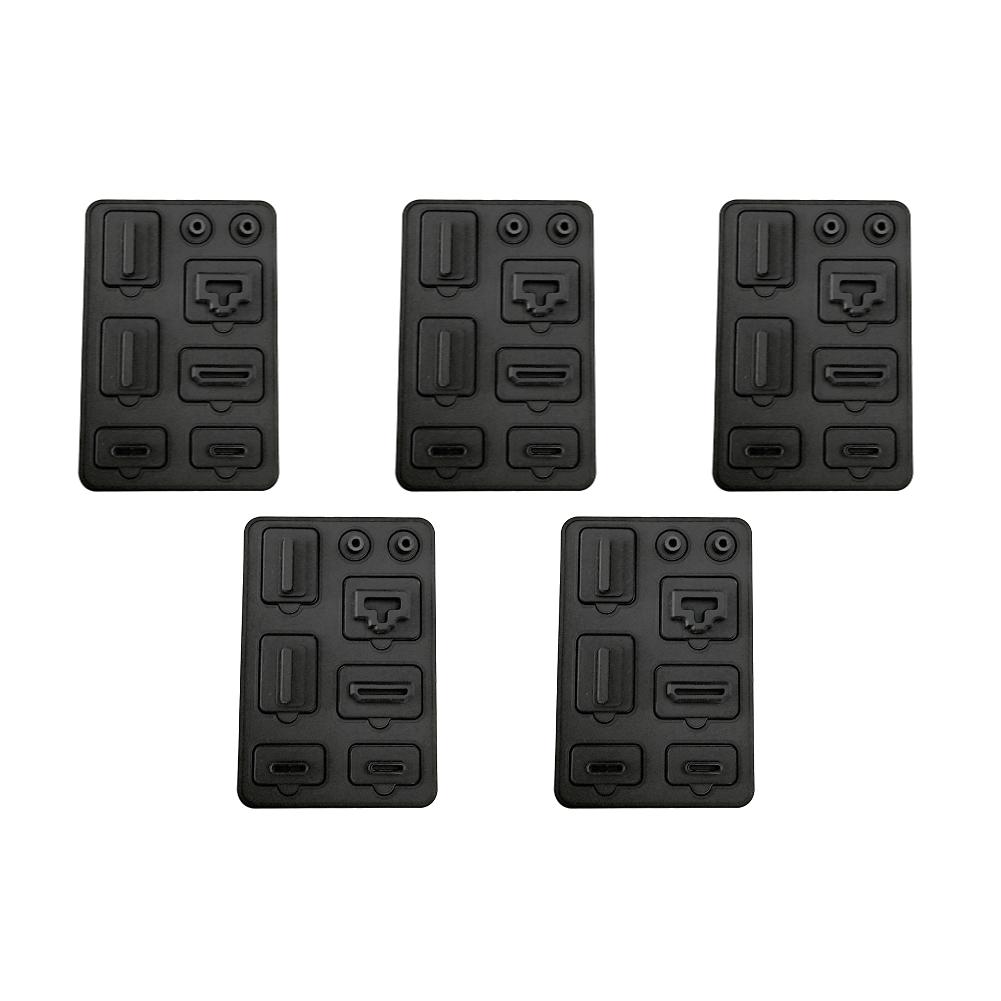 8pcs Dust Plug Dustproof Kit Silicone Dustproof Plugs Replacement Game Console Accessories for NS Switch/Switch OLED/Switch Lite