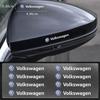 VW Para Volkswagen Moda Pegatinas de Logo de Coche Emblema Metálico Decoración Calcomanías Accesorios Para Volkswagen CC R-Line GTI T5 Golf T-ROC Pol