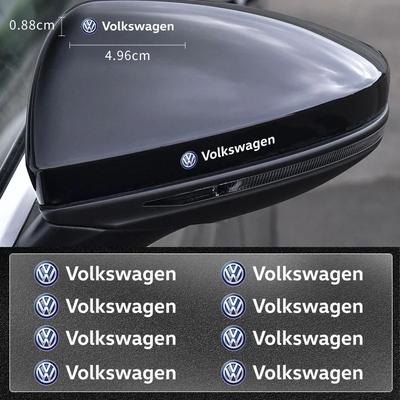 VW Per Volkswagen Adesivi alla Moda con Logo Auto Emblema Metallico Decorazioni Decalcomanie Accessori Per Volkswagen CC R-Line GTI T5 Golf T-ROC Pol