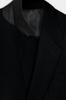 Jade Black Plain Solid Wool Blend Blazer