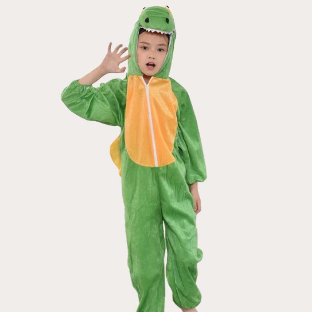 Kids' Dinosaur Kigurumi Costume, Dragon, Dragon Design, Perfect for Christmas, Parties, and Birthdays (Size L (108-120cm))