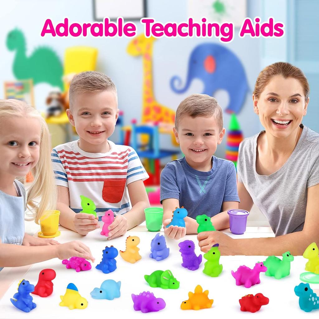 12/24 buc Dinozaur Kawaii Squishies Jucării Mochi Squishy Jucării pentru Ameliorarea Stresului pentru Copii Băieți Fete Animale Recompense pentru Petreceri Cadouri de Ziua de Naștere