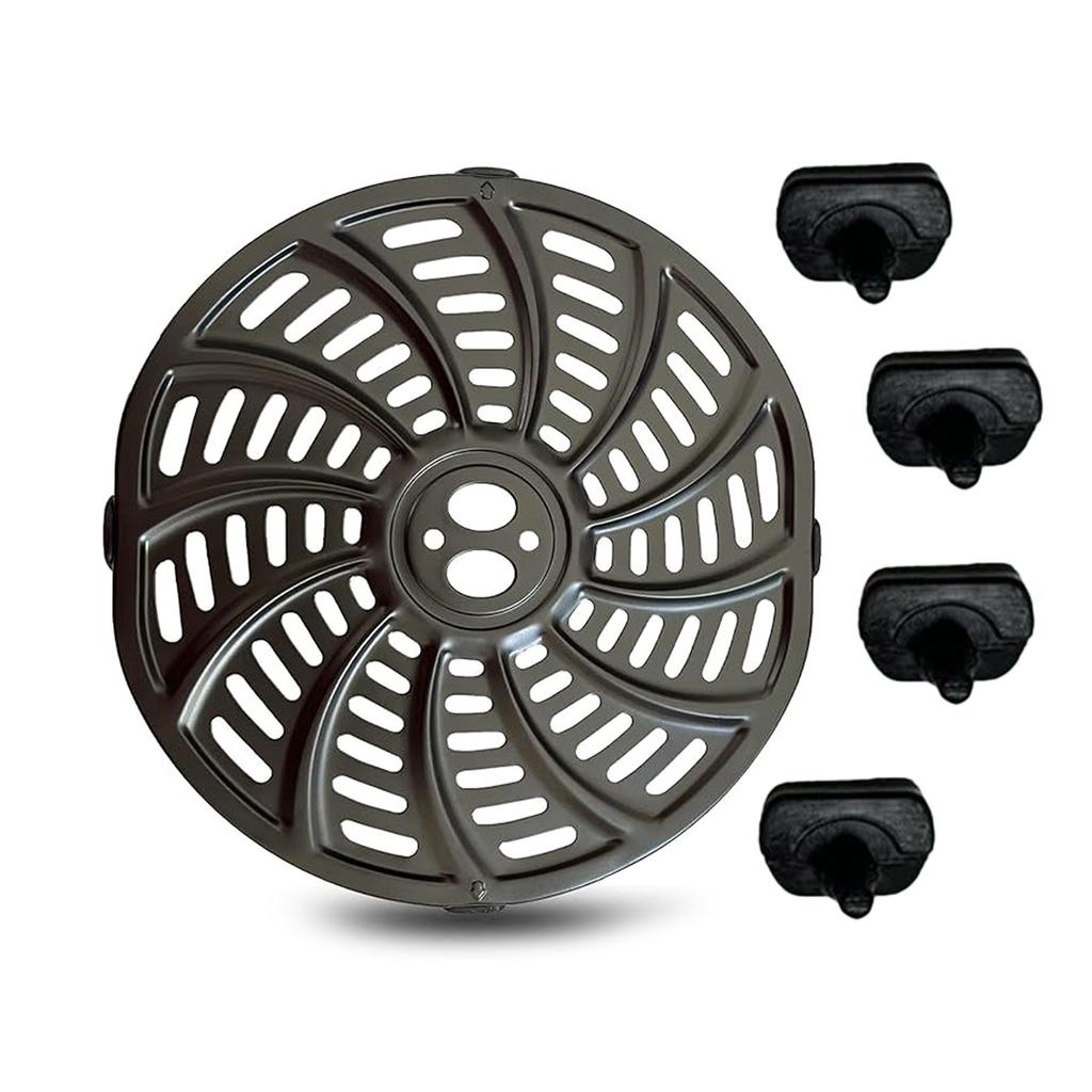Metal Nonstick Air Fryer Pad Metal Baking Tray Cooking Liners Air Fryer Accessories Air Fryer Plate Iron Texture