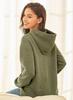 Autumn Winter Fashion Textured Jacquard Long Sleeve Hoodie for Women