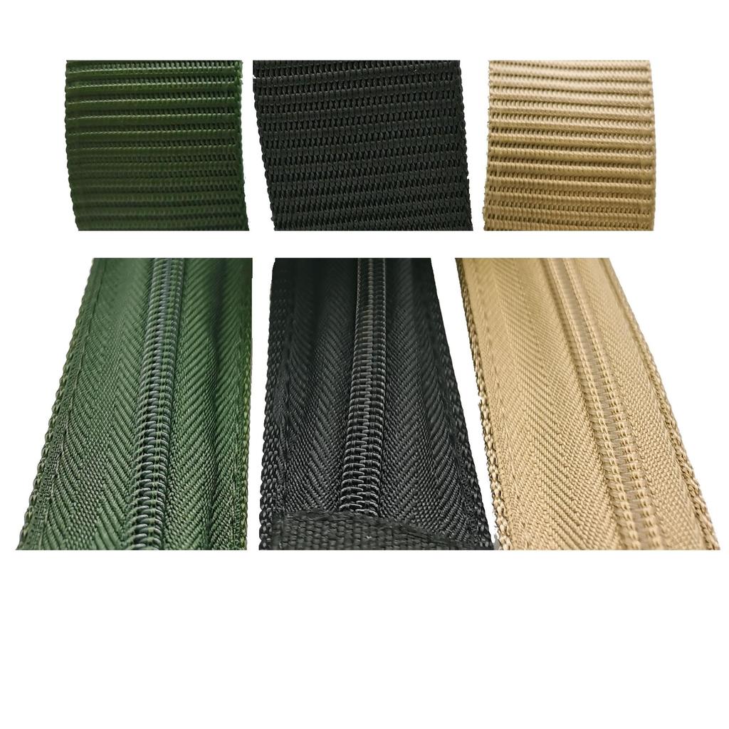 Xulai B3 3.2*120cm Width Nylon Belt With Mony Collection Zipper With Plastic Buckle