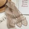 Korean temperament retro lace belt headband long ribbon decorative scarf ins small silk scarf necklace silk scarf women