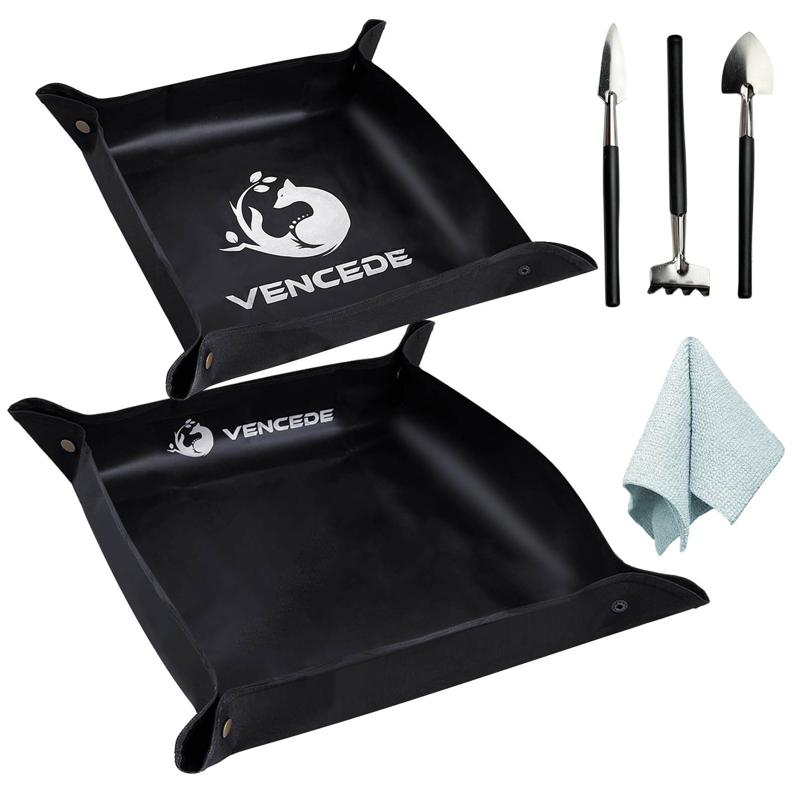 

Vencede Набор для садоводства из 2 предметов Садоводство Садоводство Пересадка Клубневое садоводство Садоводство Садоводство Садоводство Садовые принадлежности Лист, Водонепроницаемый, чёрный