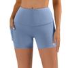 Women's Thin High Waisted Abdominal Tightening Double Layered Yoga Pants