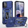 Slid Camera protect case for Moto G55 G84 G54 G24 Power G14 G04 G04S G53 G23 G13 E14 E13 G32 Armor Metal Ring Holder Stand Cover