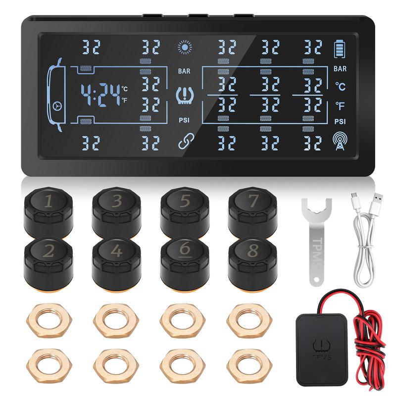 Automašīnas Kravas automašīnas 8 riepu TPMS
