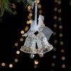 2pcs With Sequins Snowflake Hanging Ornaments Clear Christmas Tree Hanging Ornaments  Shopping Mall