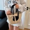 Handbag Beach Bag Straw Simple Contrasting Color New Trendy Temperament Lady Bag Woven Bag