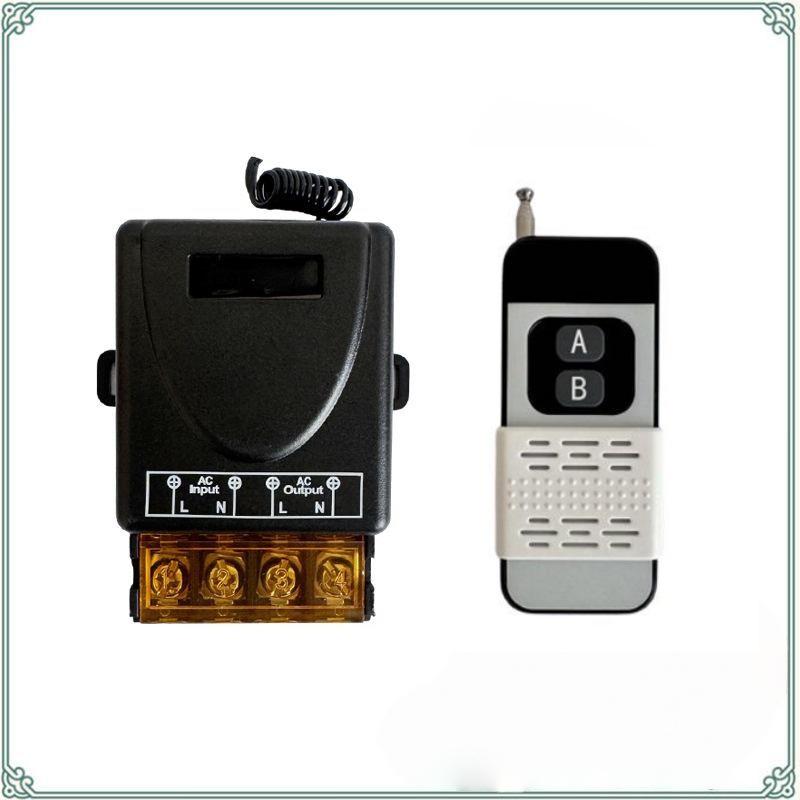 220V 30A Drahtloser Fernbedienungsschalter für Wasserpumpe, Motor, Dunstabzugshaube, Abluftventilator und Sprühgerät.