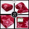 Christmas blanket, Christmas blanket, snowflake blanket, red, Christmas gift