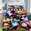 3D Print Cartoon My Hero Academia Bedding Set Soft Comforter Cover With 1/2pcs Pillow Shams For Kids Adults Microfiber