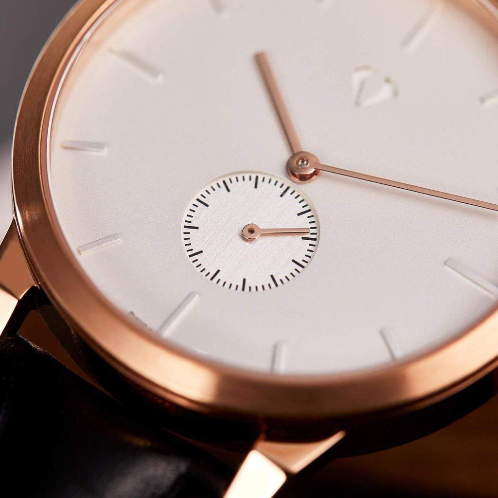 SURVAN WatchDesigner Swiss Quartz Sapphire Genuine Leather Water Resistance Men's Watch, Top-Level Construction, Movement, Mirror, Strap, 50-M