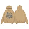 BrokenPlanet Letter Schaumstoffdruck Hoodie Set für Herren Damen Oversize Fleece Pullover Kapuzenpullover Lässiger Sportanzug Herbst Winter Warm
