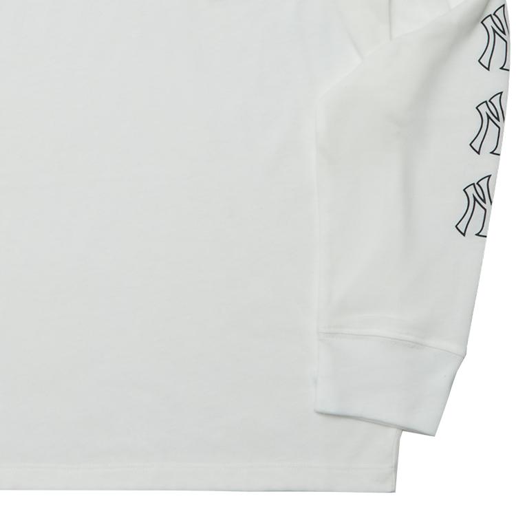 Nike X MLB Collaboration Hoodie New York Yankees Logo Print Crew Neck Long Sleeve Kids hoodies White 3Z3B7SBHK-NYY