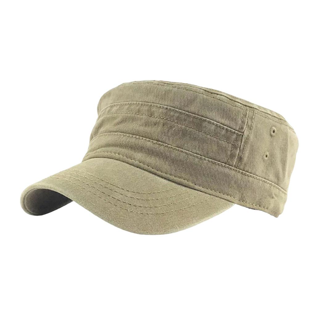 Fashion Hat Sunhat Washed Cotton Breathable Adjustable Unisex Outdoor Travel Casual Cadet Hat for Sports Beach