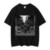 Funny Cat Gang Meme Graphic T Shirts Unisexs Wounisexs Fashion Vintage Short Sleeve Tshirt High Quality Cotton Oversized Tshirts