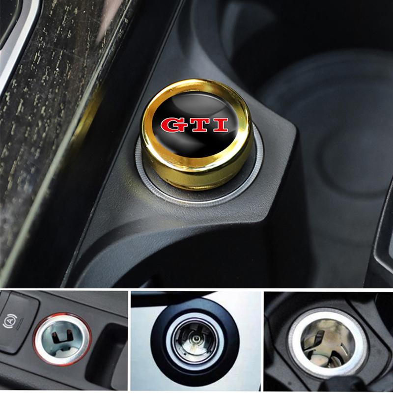 OPQ1 2026 Hot VOLKSWAGEN Car Cigarette Lighter Cover Dustproof Cap Ornament For VW Passat B6 Golf Amarok Phaeton Teramont ID3 Tiguan