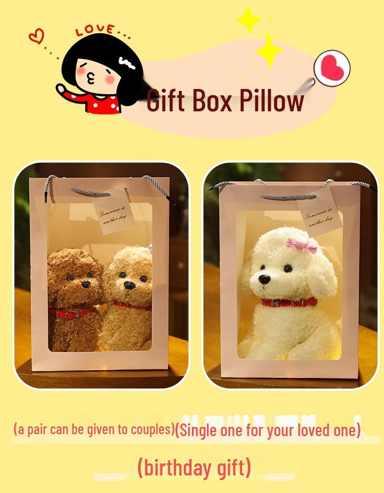 Cute Realistic Husky and Pomeranian Dog Plush Figurine Dolls