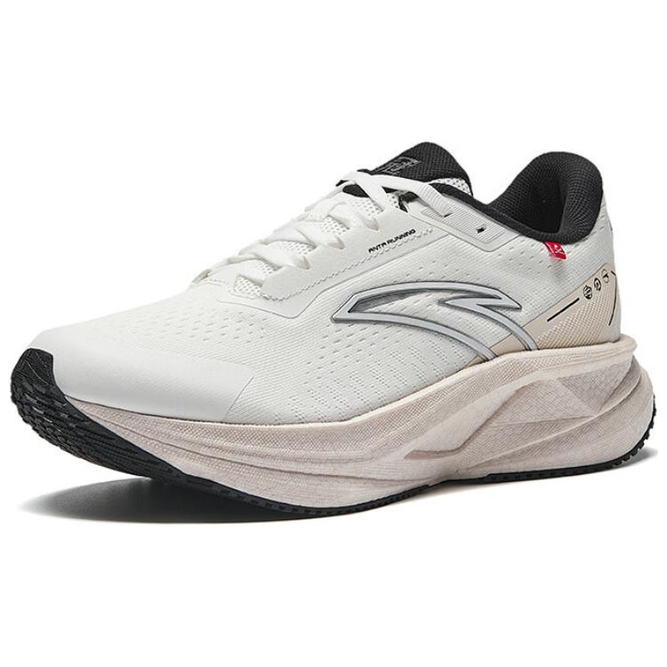 Anta Champion 3 Cushioning Abrasion Resistant Rebound Low Top Casual Running Shoes Women's White Black Sneakers 122515532-1