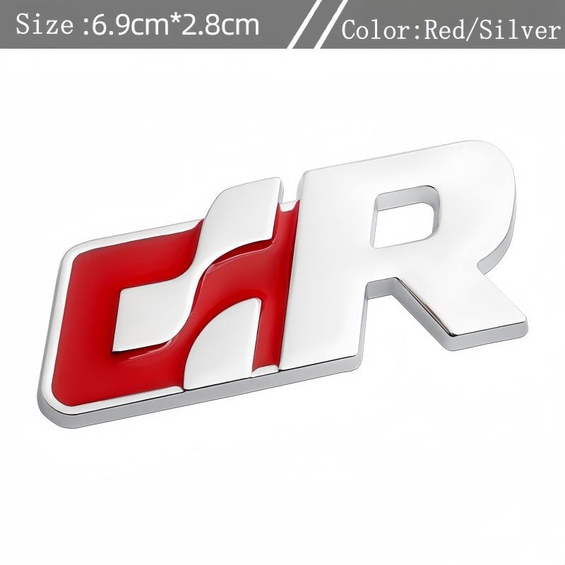 Fashion Metal Car Stickers Emblem Decal For Volkswagen R Racing VW Golf Passat Tiguan CC Sagitar Touareg SR GR Auto Stylin zf2