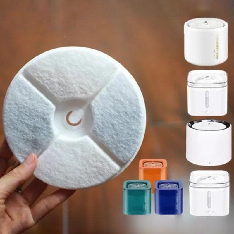 Pets Water Fountain Specific Filter Smart Water Dispenser Filter Element Cotton Automatic Circulating Dispenser Cats Accessories