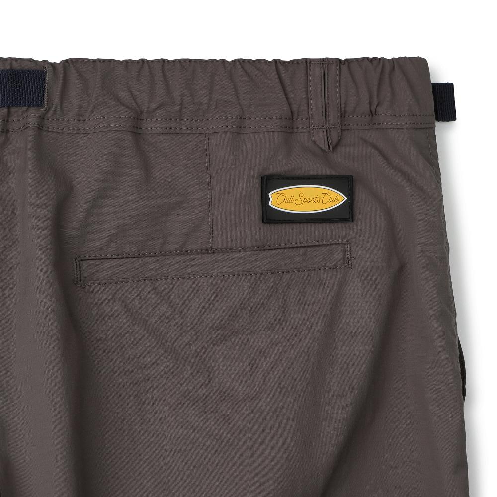 CHILL SPORTS CLUB Wide Cargo Pants Khaki