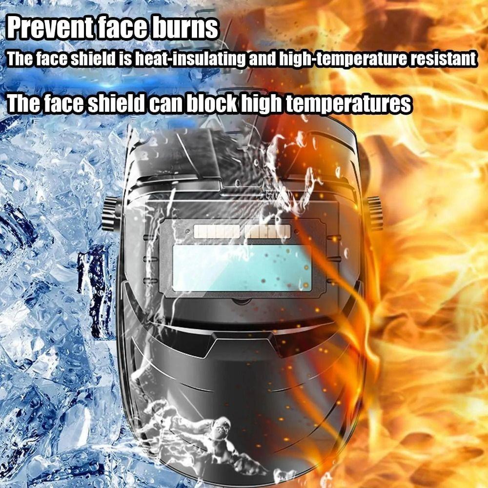 Flip Up Goggles Color Auto Darkening Welding Helmet Premium Face Hood Welder Mask with Light DIY