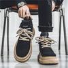 Fashion Retro Style High Top Men's Casual Thick Soled Short Boots 2025 Autumn New Fashion Trend Versatile Comfortable Chunky Ankle Boots