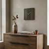 Black Wall Clock for the Living Room Lamele 30 Cm