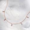 Mcel 14K Bonita Baguette Stone Necklace