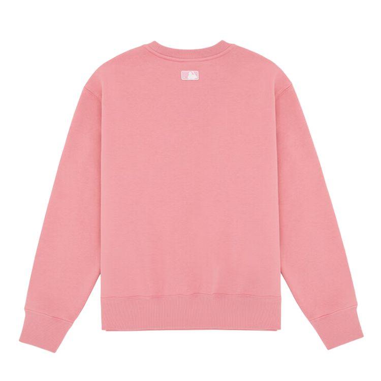 New MLB New York Yankees Sweatshirt Unisex Hemp Pink 3AMTB0646-50PKM