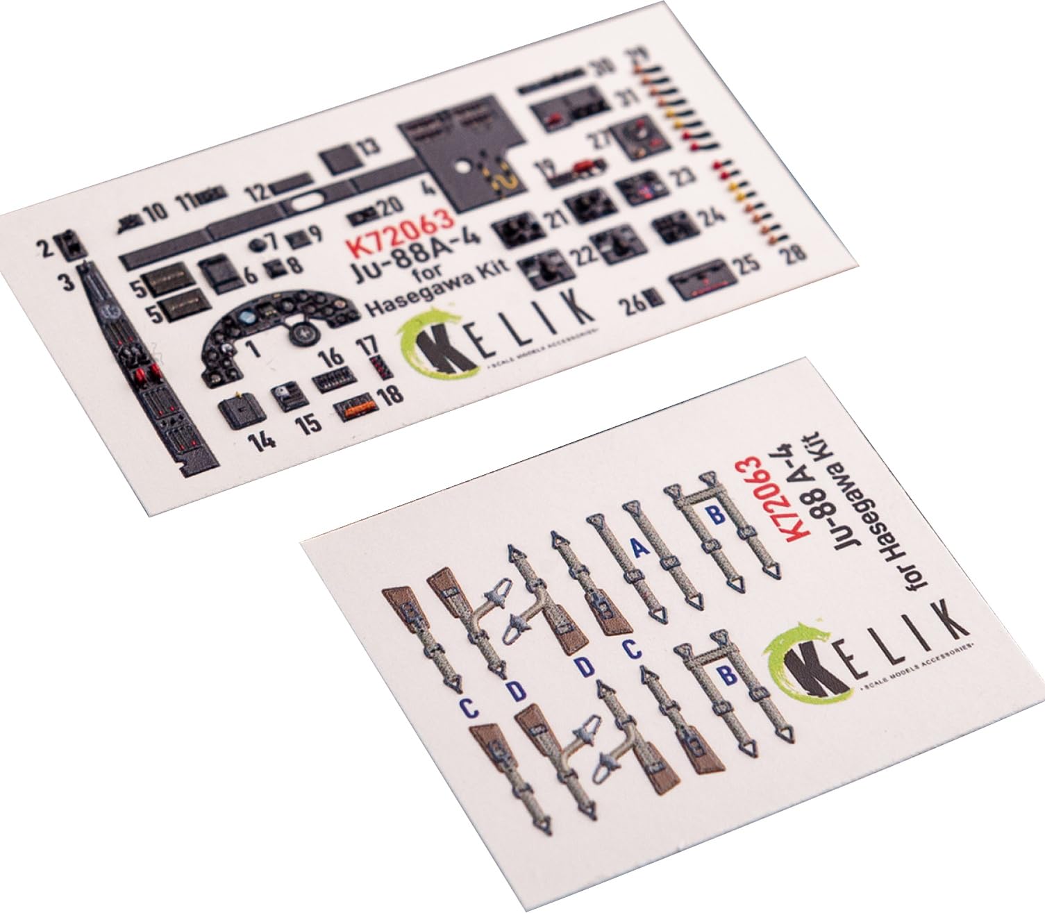 

Reskit Интерьер 3D Декаль Декаль для пластиковой модели RSKK72063 1/72 Ju88A-4 (для Хасэгавы)