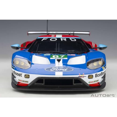 AUTOart 1/18 Scale Scale Model Kit 81710: Ford GT 2017 #67, 2nd Place In the LMGTE Pro Class At the 24 Hours of Le Mans In 2017