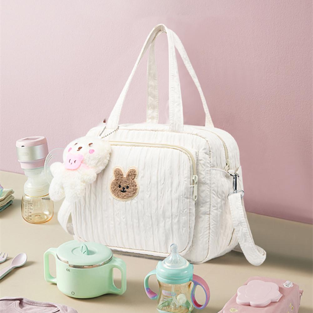Labour Luggage Bag with Pendant Organizer Maternity Bag Portable Cute Cartoon Multi-function Large Capacity Organizer Travel Bag