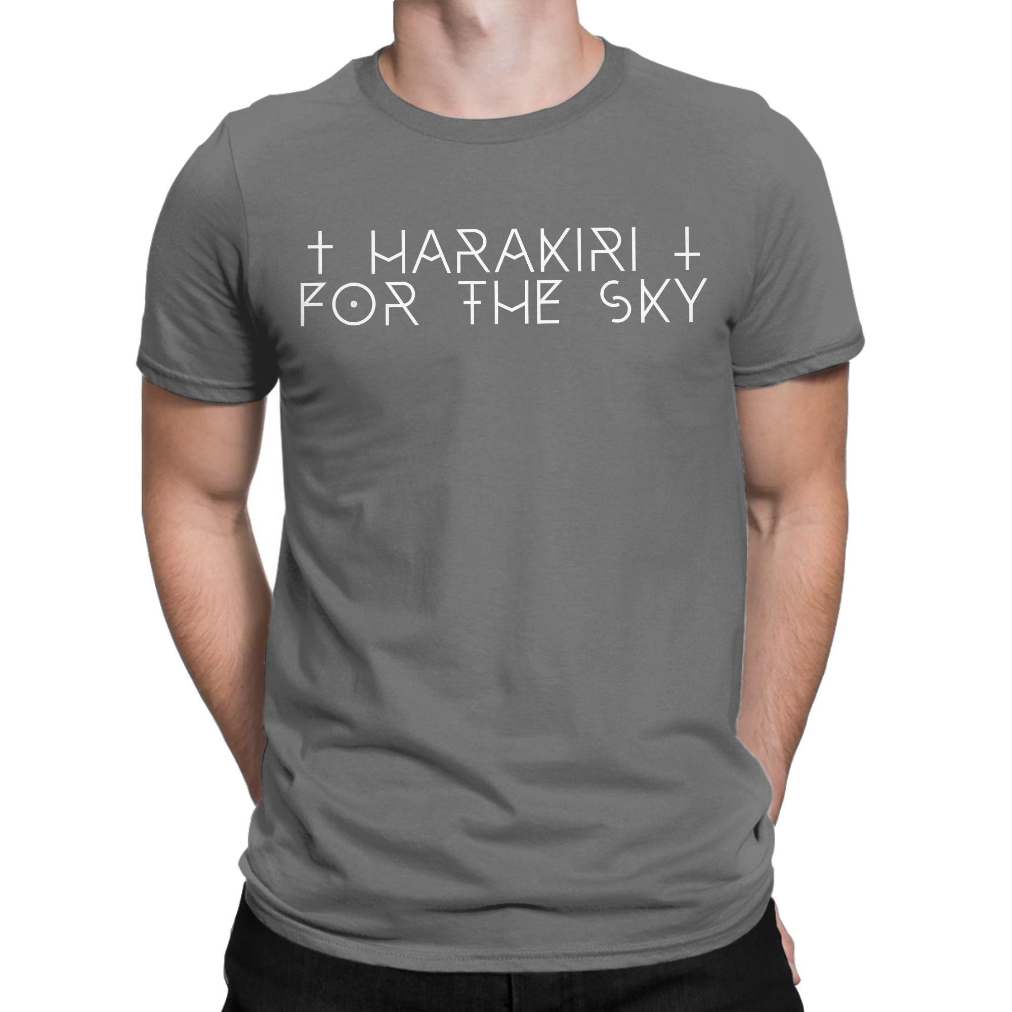 

Harakiri For The Sky Men s T Shirt Band Rock Fashion Tees Short Sleeve O Neck T-Shirts Pure Cotton Printing Clothing 4XL