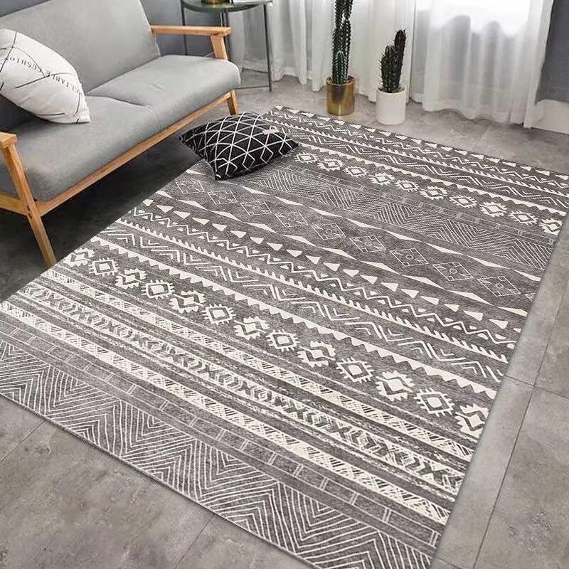 Morocco Style Decoration Home Carpet Living Room Big Size Soft Non-slip Mat for Kids Senior Gaming Room Decorative Rug Washable
